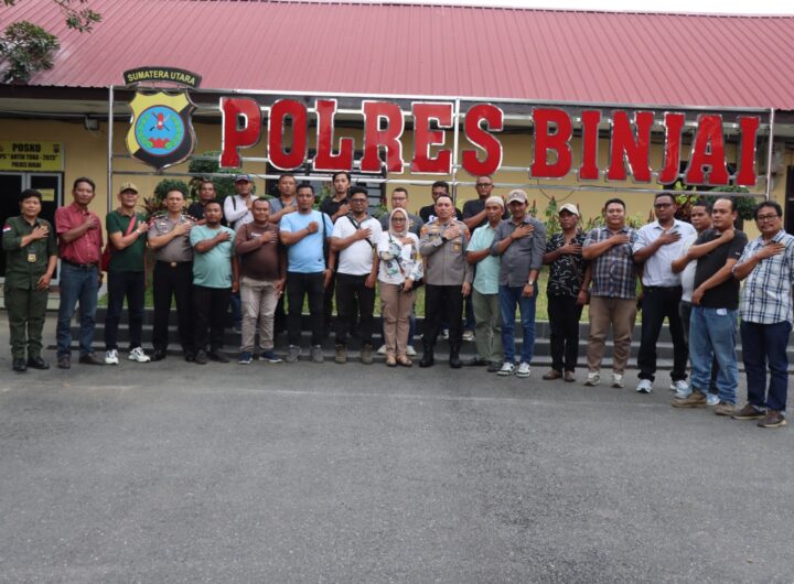 3 Hari Menjabat, Kapolres Binjai Jalin Sosialisasi Bersama Insan Pers