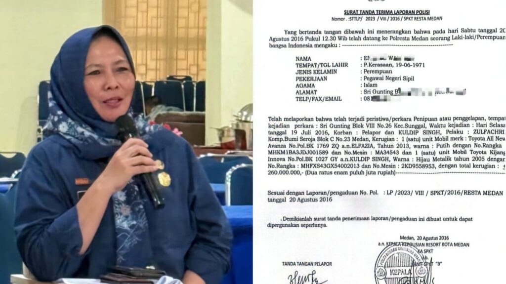 Luruskan Polemik, Plt. Camat Medan Kota EW Ternyata Korban Penggelapan Mobil, Bukan Pelaku!