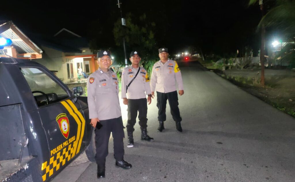 Polsek Pangkalan Susu Intensifkan Patroli Malam, Cegah Kejahatan 3C hingga Balap Liar