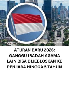 Pemerintah resmi berlakukan UU baru tentang keyakinan beragama