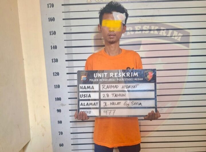 Polsek Medan Area Ringkus Pelaku Pembobolan Rumah, Hasil Kejahatan untuk Beli Sabu