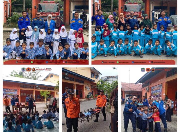 Tanamkan Kesadaran Bencana Sejak Dini, BPBD Binjai Terima Kunjungan Edukasi Dua TK