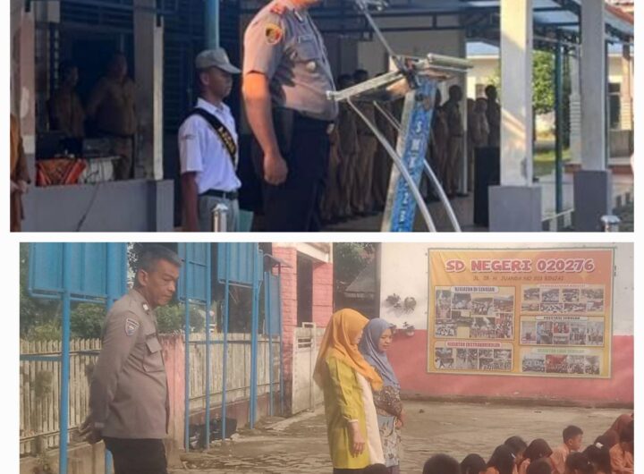 Kapolsek Binjai Timur Tindak Lanjuti Arahan Kapolres, Bhabinkamtibmas Koordinasi dengan Sekolah dan Orang Tua