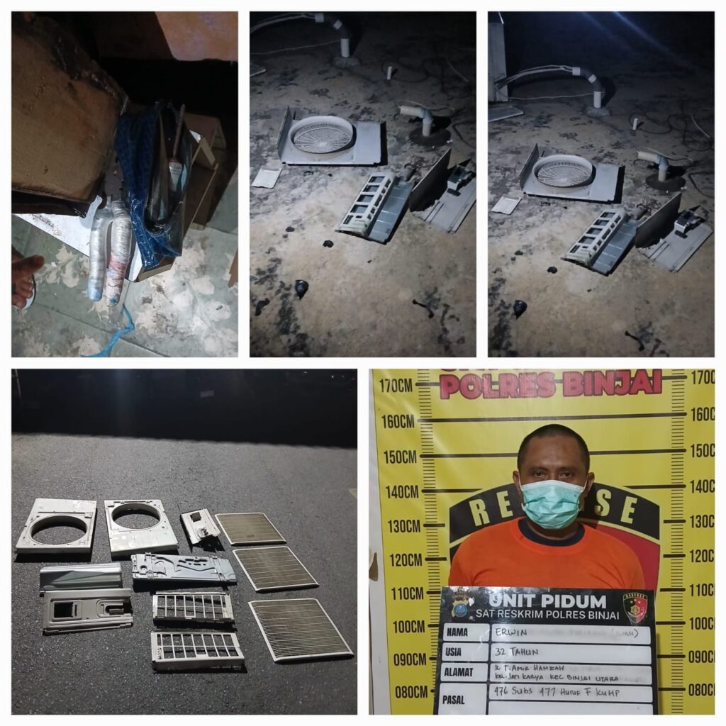 Pelaku dan barang bukti diamankan di Mapolres Binjai.(1/2/2026)dok