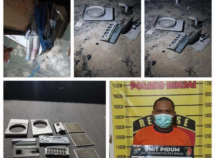 Pelaku dan barang bukti diamankan di Mapolres Binjai.(1/2/2026)dok
