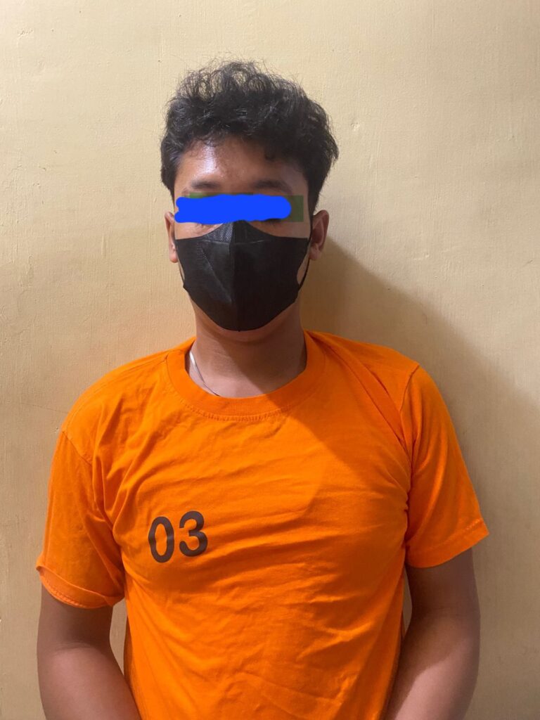 Terduga tersangka curanmor diamankan di Polsek Binjai Timur,dok(1/2/2006)