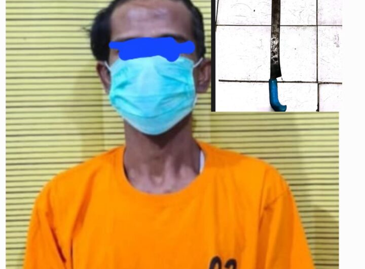 Ancam Korban dengan Parang Panjang, Pelaku Pengancaman Ditangkap Polsek Binjai Kota