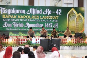 Polres Langkat Gelar Doa Bersama dan Santuni Anak Yatim Sambut Ramadhan 1447 H