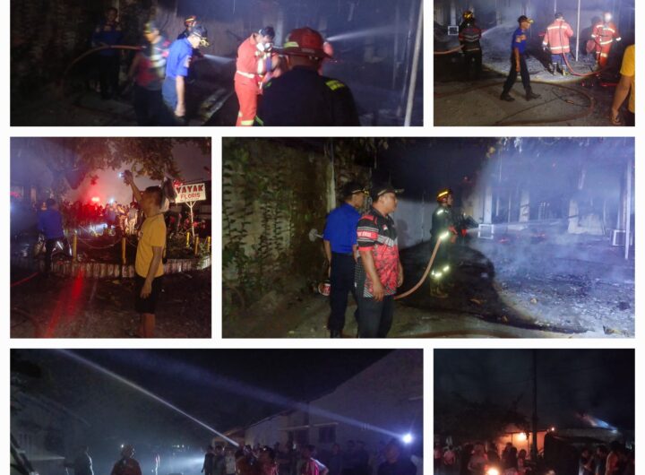 Api Berkobar di Sambi Rejo, Kalaksa BPBD Binjai Kerahkan Tim Pemadam