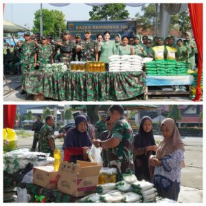 Sambut Idul Fitri 1447 H, Kodim 0203/Langkat Gelar Bazar Ramadhan Murah untuk Prajurit dan Masyarakat