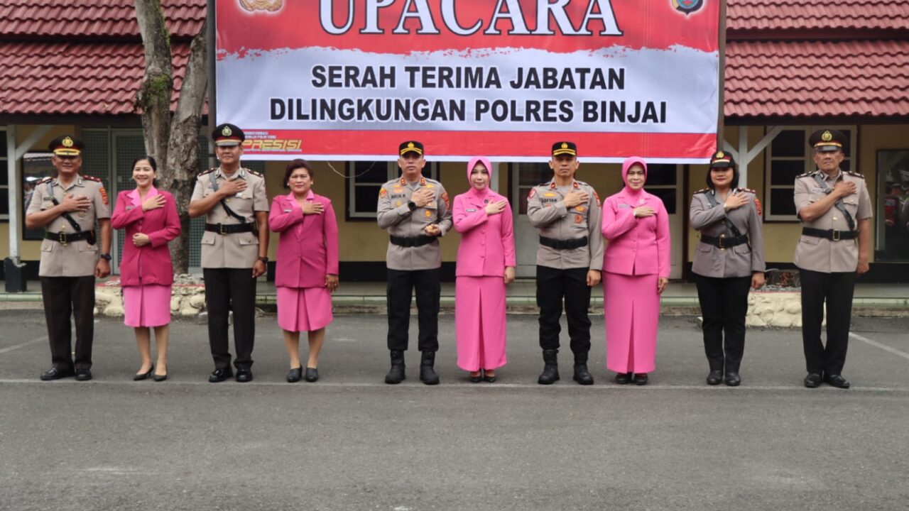 Mutasi PJU Polres Binjai, Kapolres Tegaskan Penyegaran Organisasi demi Kinerja Lebih Optimal