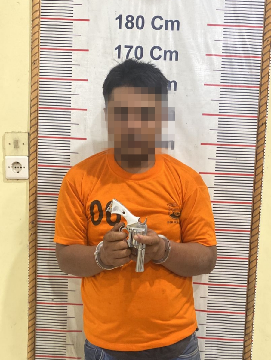 Todong Pelajar dengan Senpi Rakitan, Residivis Curanmor Diringkus Kurang dari 8 Jam