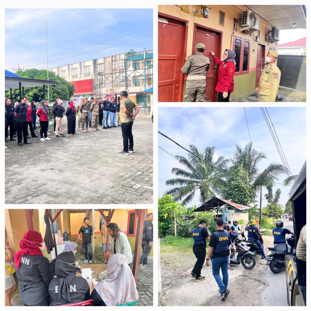 BNNK Binjai Sikat Kos-Kosan Rawan Narkoba, 16 Penghuni Positif Digelandang untuk Asesmen