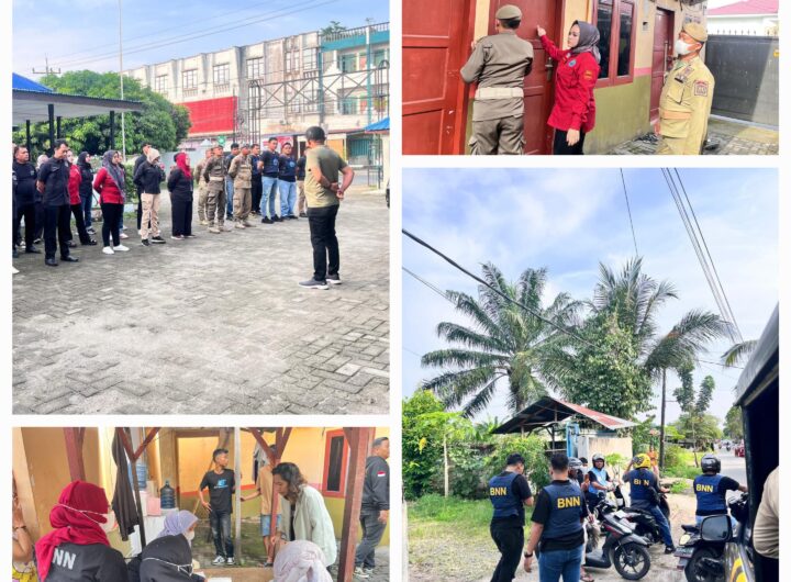 BNNK Binjai Sikat Kos-Kosan Rawan Narkoba, 16 Penghuni Positif Digelandang untuk Asesmen