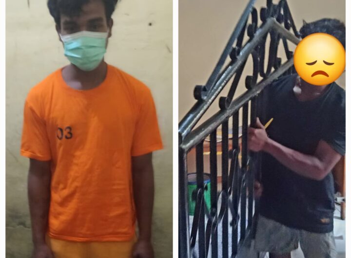 Curi Pagar Besi Rumah Warga, Mahasiswa di Binjai Timur Dibekuk Polisi dalam Hitungan Jam