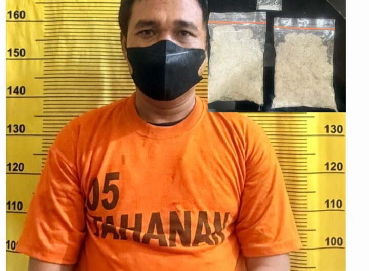 Kejar-kejaran di Binjai Barat, Pria Pembawa 202 Gram Sabu Diringkus Polisi