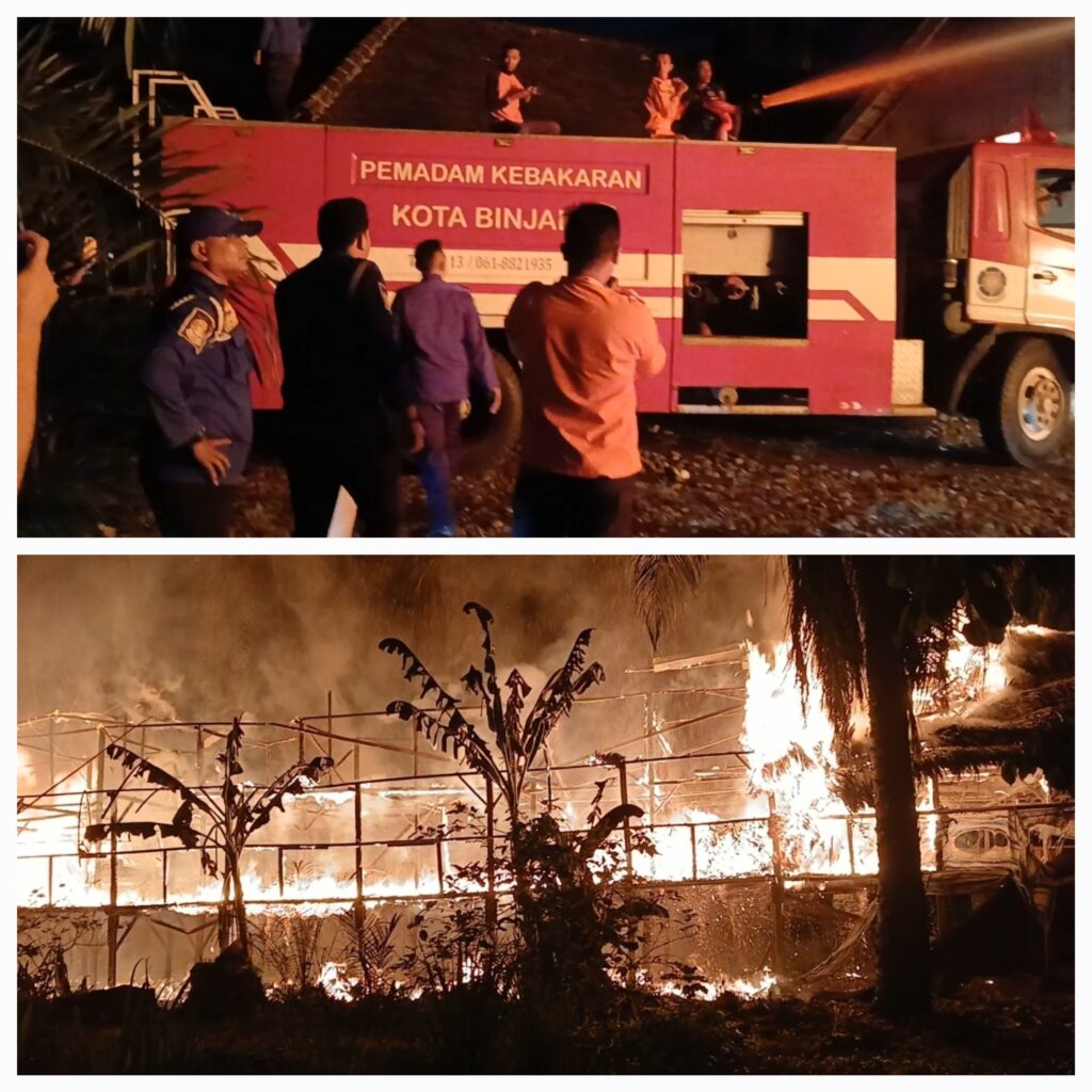 Kandang Ayam 100 Meter di Rambung Dalam Ludes Dilalap Api, 4 Armada BPBD Dikerahkan Dini Hari