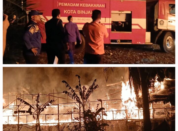 Kandang Ayam 100 Meter di Rambung Dalam Ludes Dilalap Api, 4 Armada BPBD Dikerahkan Dini Hari