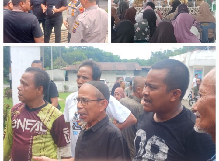 Mediasi Ricuh! Warga Salapian Tinggalkan Aula Camat, Jalan Umum Diklaim Sepihak Picu Amarah