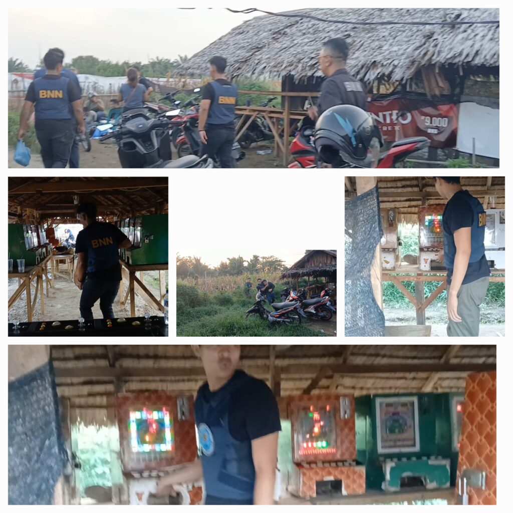 BNNK Binjai Gerebek Sarang Narkoba dan Judi di Mencirim, Puluhan Pengguna Kabur Tinggalkan Motor