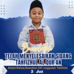 Cahaya dari Hafalan: Abdul Rizieq Nasution Tuntaskan Ujian Tahfizh 2 Juz Sekali Duduk