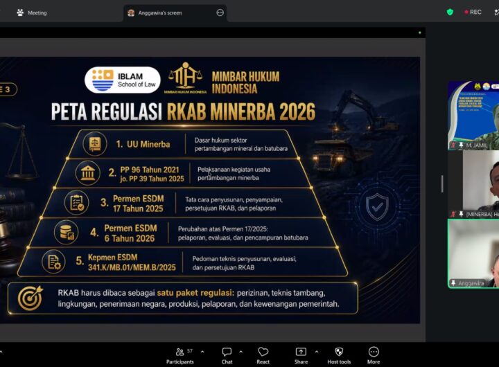 RKAB Minerba 2026 Jadi Penentu Nasib Tambang, Mimbar Hukum Indonesia Kupas Tuntas Regulasi dan Strategi Lolos Evaluasi