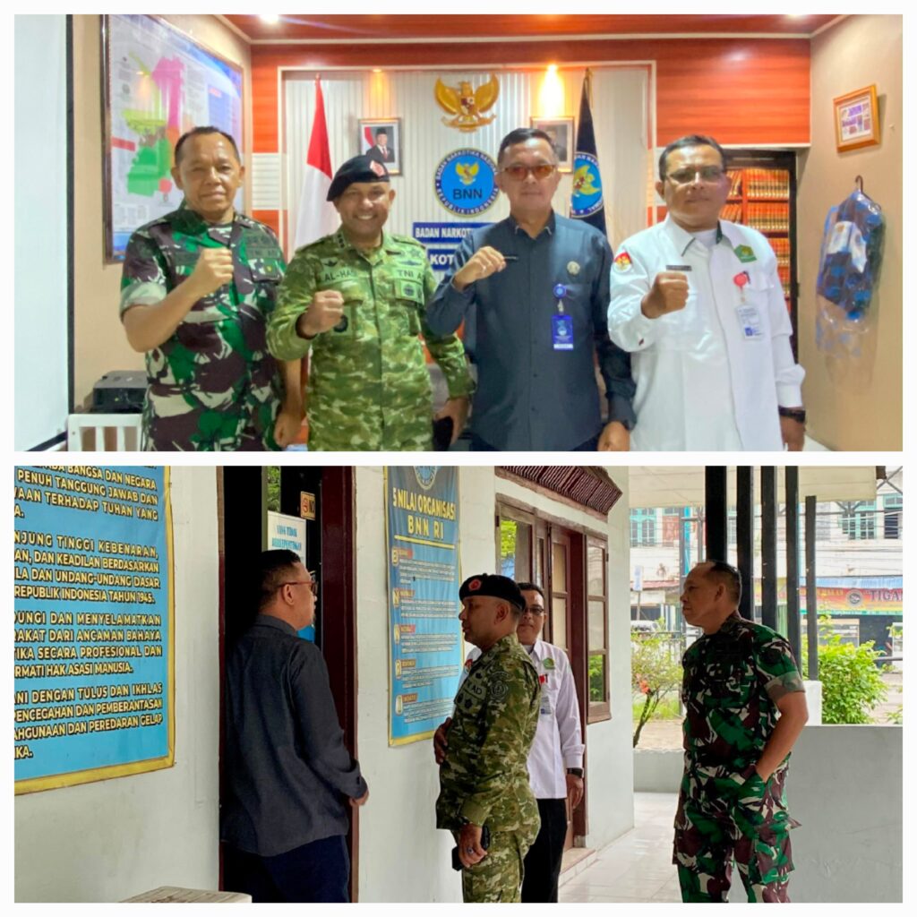 Perkuat Sinergi P4GN, BNN Kota Binjai Terima Kunjungan LEMASMIL I Medan