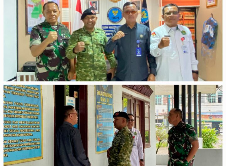 Perkuat Sinergi P4GN, BNN Kota Binjai Terima Kunjungan LEMASMIL I Medan