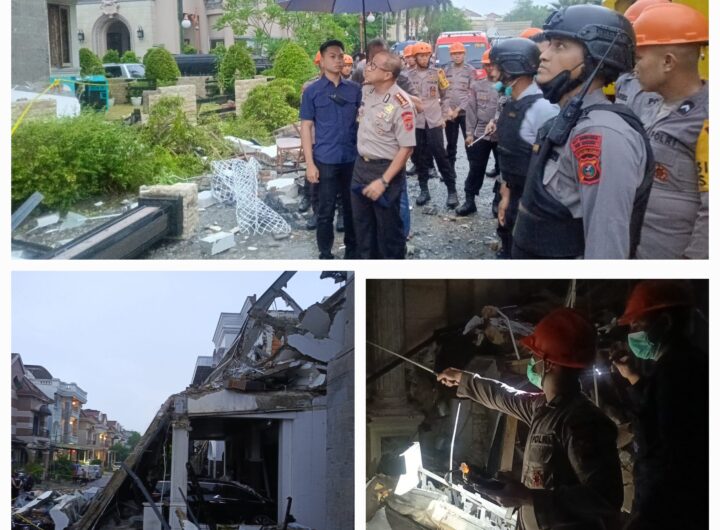 Ledakan Maut di Grand Polonia Tewaskan Tiga Orang, Gegana Brimob Polda Sumut Pastikan Tidak Ada Unsur Bom