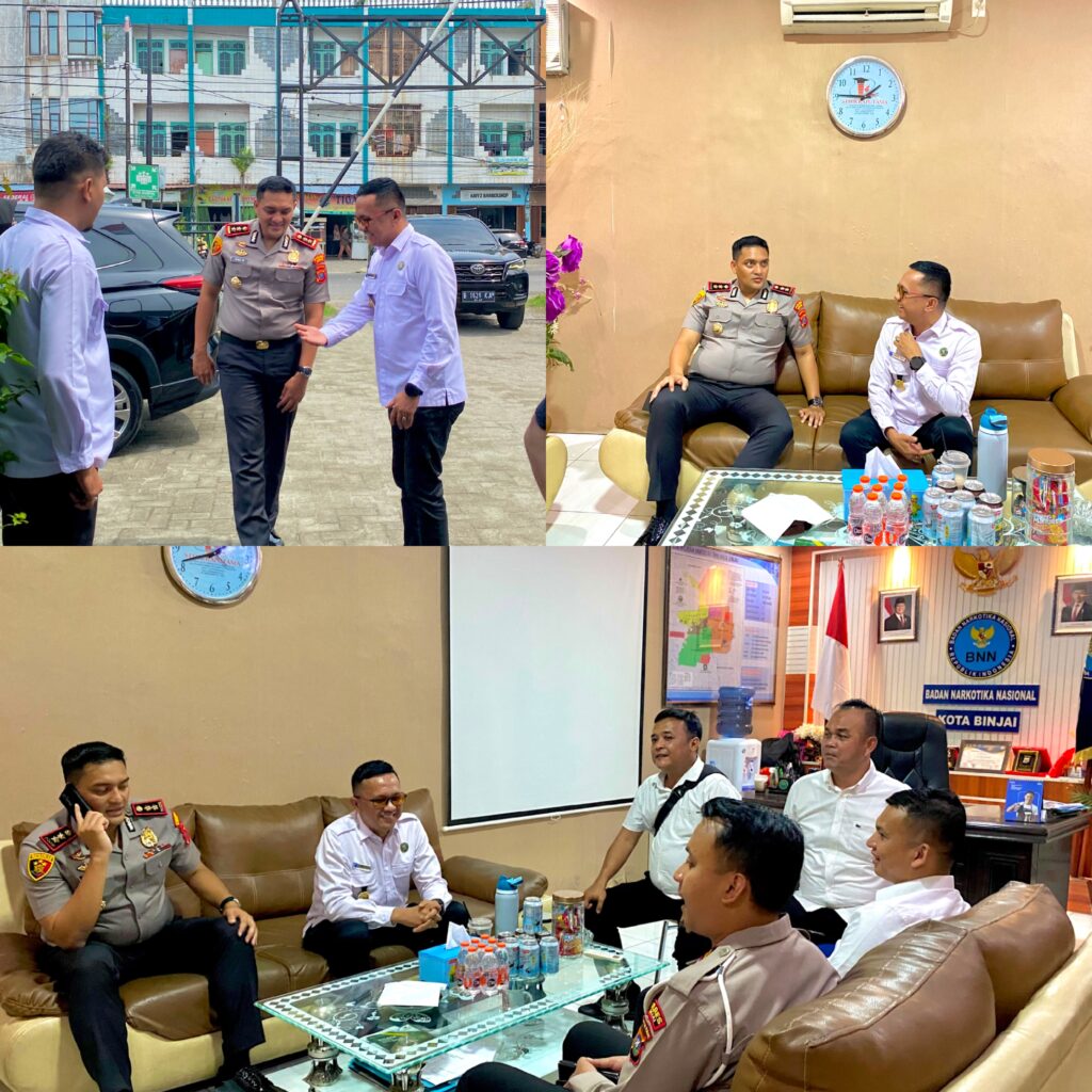Perkuat Perang Melawan Narkoba, Kapolres Binjai Sambangi BNNK Binjai, Sepakat Pererat Sinergi P4GN