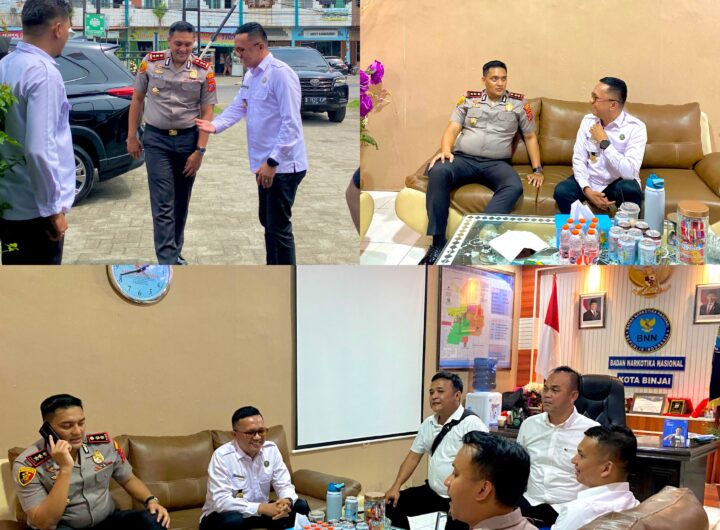Perkuat Perang Melawan Narkoba, Kapolres Binjai Sambangi BNNK Binjai, Sepakat Pererat Sinergi P4GN
