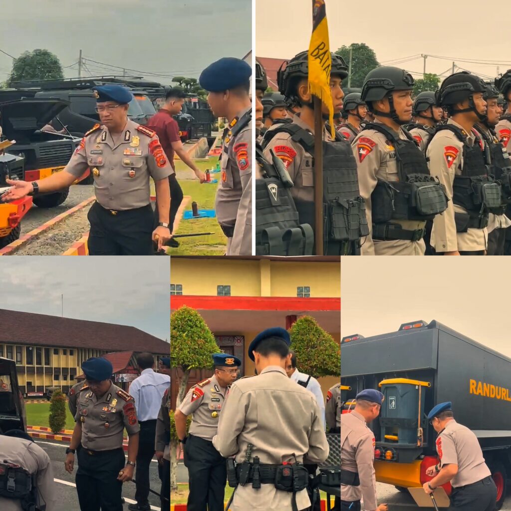 Dansat Brimob Polda Sumut Cek Kesiapan Personel dan Alutsista, Tegaskan Pasukan Harus Siap Hadapi Segala Situasi