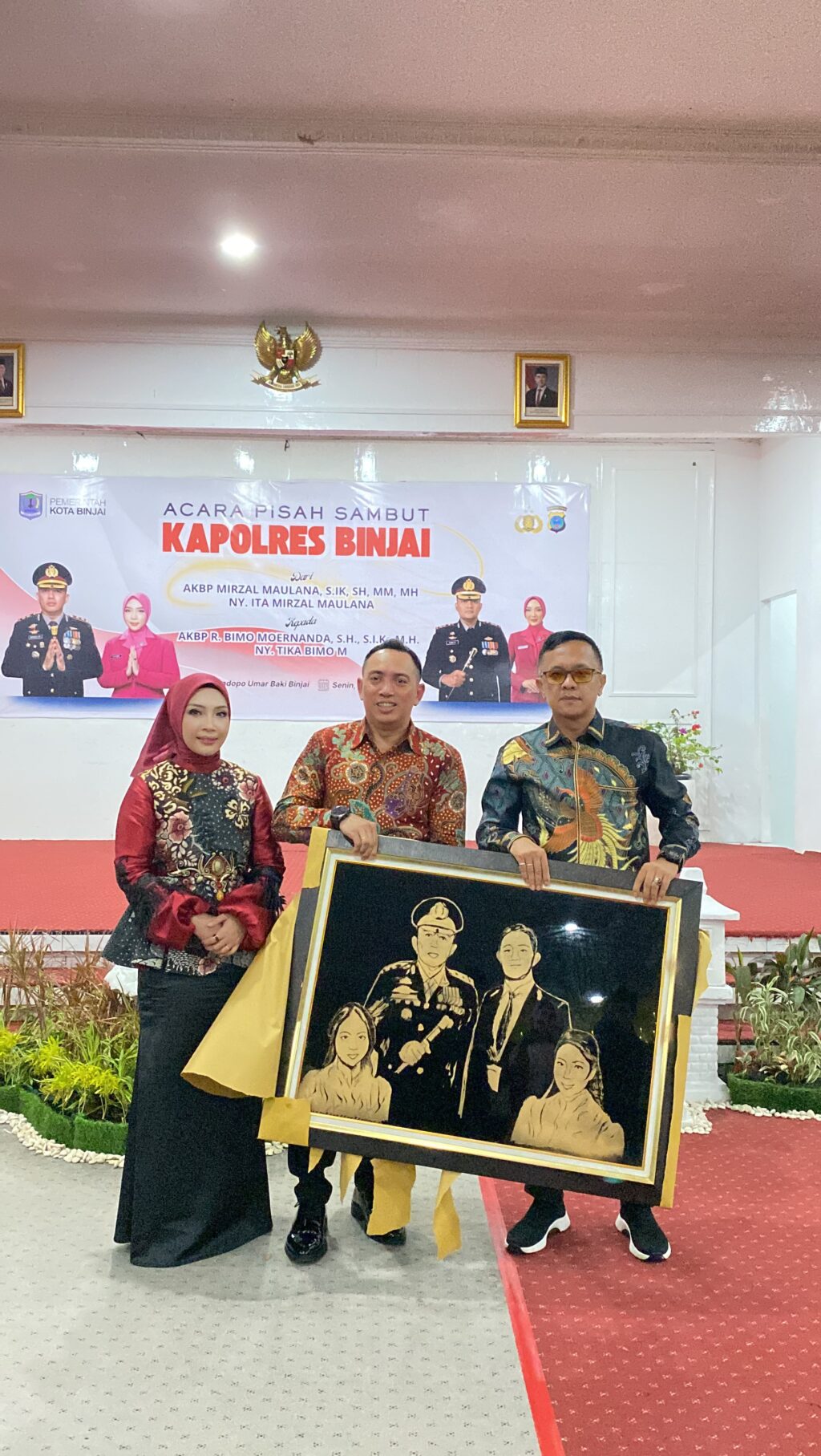 BNNK Binjai Perkuat Sinergi dengan Polres, Ucok Ferry Hadiri Pisah Sambut Kapolres dan Tegaskan Komitmen Perang Melawan Narkoba