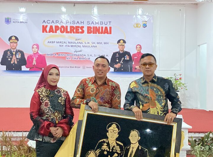 BNNK Binjai Perkuat Sinergi dengan Polres, Ucok Ferry Hadiri Pisah Sambut Kapolres dan Tegaskan Komitmen Perang Melawan Narkoba