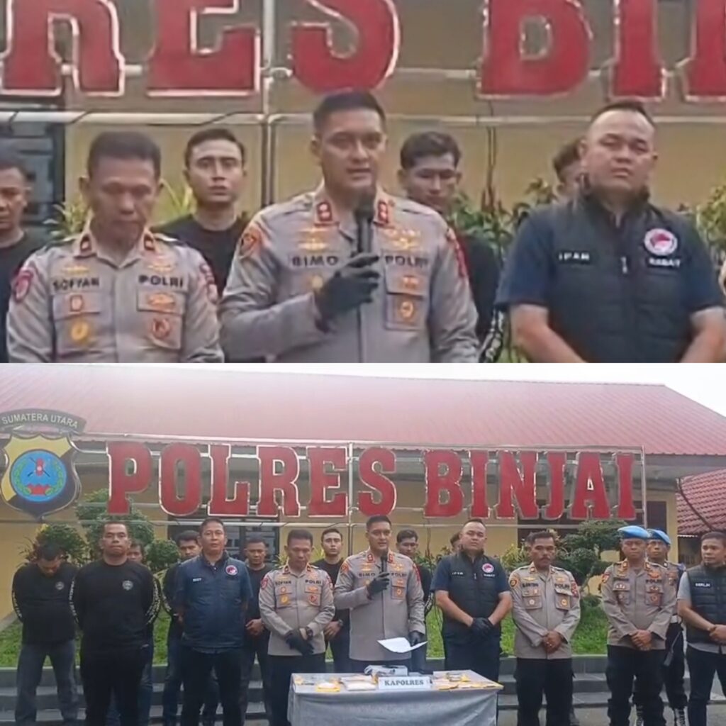 Tiga Pekan, Polres Binjai Gulung 20 Tersangka dan Sita 250,86 Gram Sabu