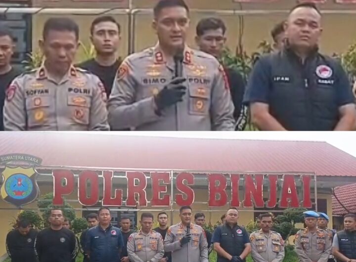 Tiga Pekan, Polres Binjai Gulung 20 Tersangka dan Sita 250,86 Gram Sabu