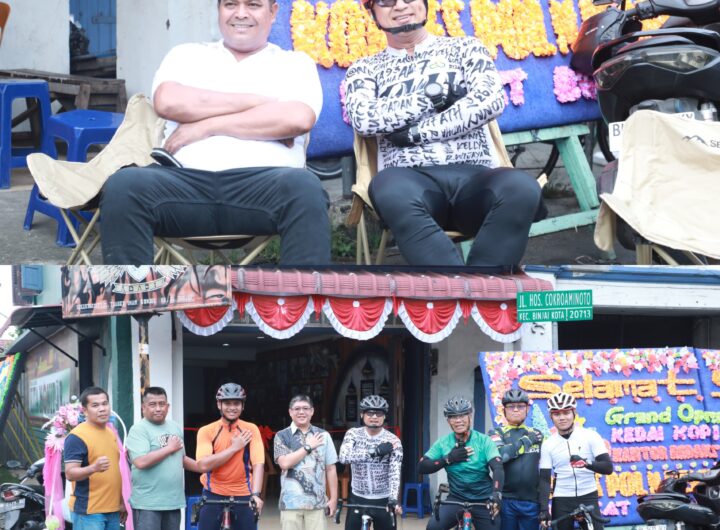 Resmikan Warkop Te Kun dan Kantor Redaksi Kita Monitor, Dansat Brimob Sumut: Kopi dan Berita Sama-Sama Harus Punya Kualitas