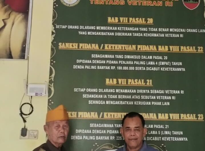 Menyambut HUT RI Ke- 81 ,H.M. Yusuf, S.H.,M.Hum Sambangi Veteran Binjai