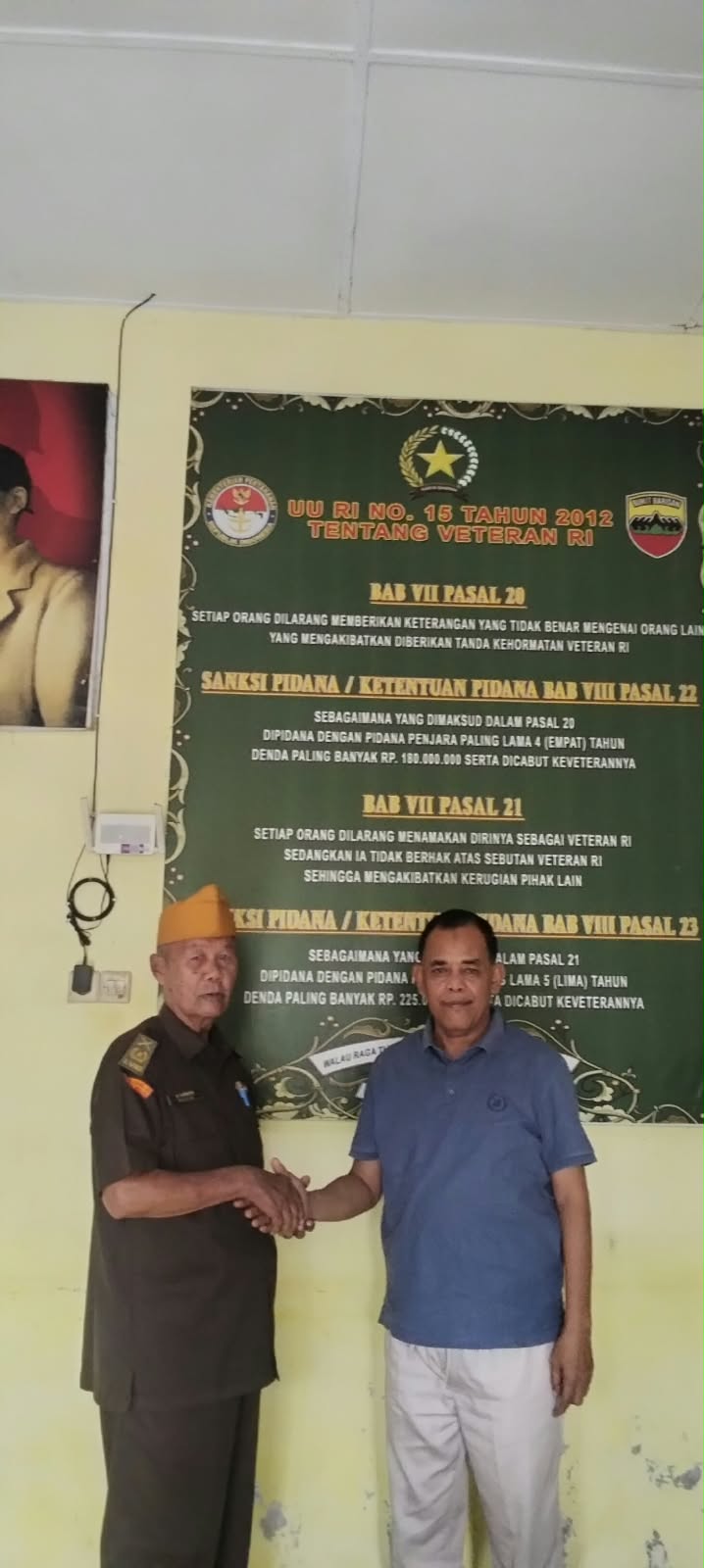 Menyambut HUT RI Ke- 81 ,H.M. Yusuf, S.H.,M.Hum Sambangi Veteran Binjai