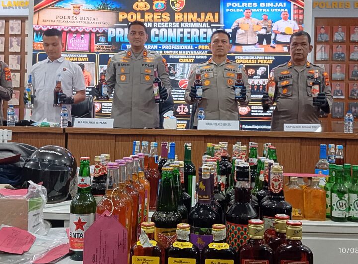 Belum 3 Bulan Jadi Kasat Reskrim, AKP Hotdiatur.S.I.K Ungkap 27 Kasus, 34 Tersangka Diamankan Polres Binjai