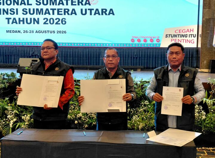 Tekan Stunting, Deli Serdang Perkuat Sinergi: Lom Lom Suwondo Teken Komitmen Bersama