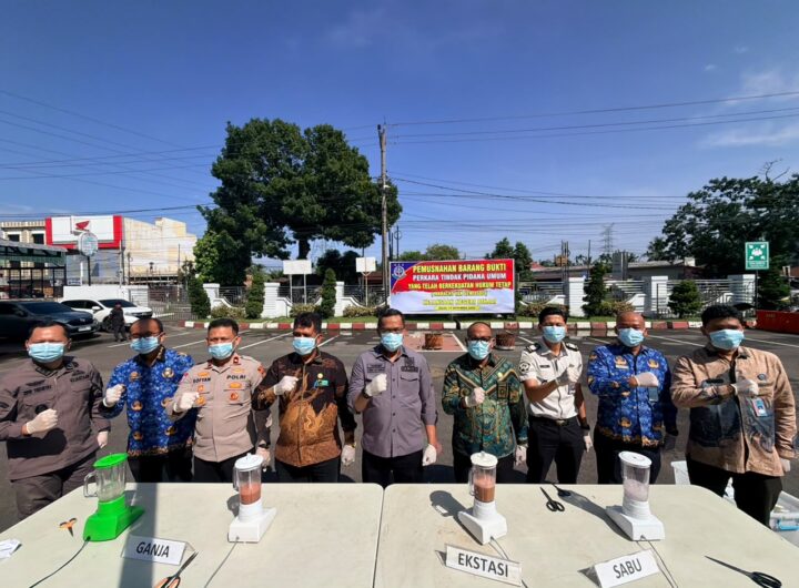 43 Perkara Inkracht Dimusnahkan, Kejari Binjai Musnahkan 48,52 Gram Sabu dan 55 Butir Ekstasi