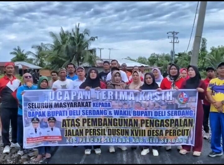 Puluhan Tahun Menanti, Jalan Persil Akhirnya Mulus: Warga Percut Sambut Pengaspalan Dengan Sukacita