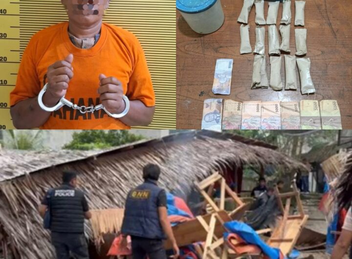 Gerebek 12 Lokasi, Sat Narkoba Polres Binjai dan BNNK Bongkar 10 Gubuk Narkoba, Pria 48 Tahun Diamankan!