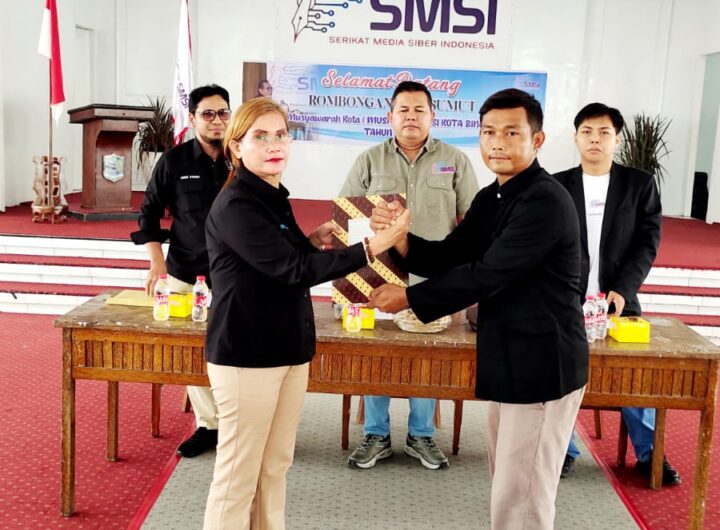 Resmi Dilantik, SMSI Binjai Ditantang Perangi Hoaks dan Perkuat Profesionalisme Pers