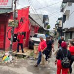 Menyambut Hari Sumpah Pemuda KE-98!DPC PDI Perjuangan Binjai Gotong Royong Bersihkan Sampah